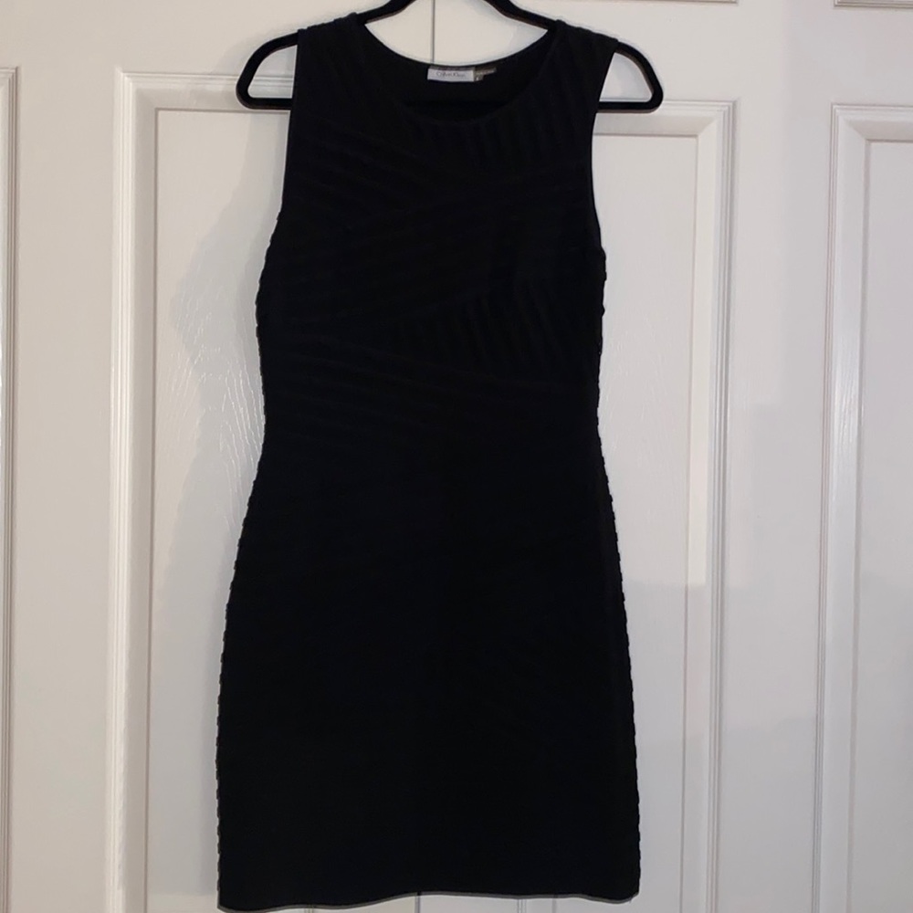 Black cotton dress